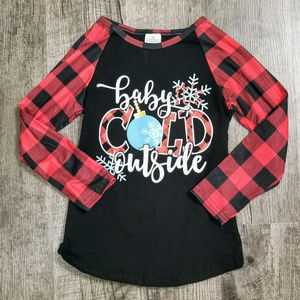 Girls Baby It's Cold Outside Shirt